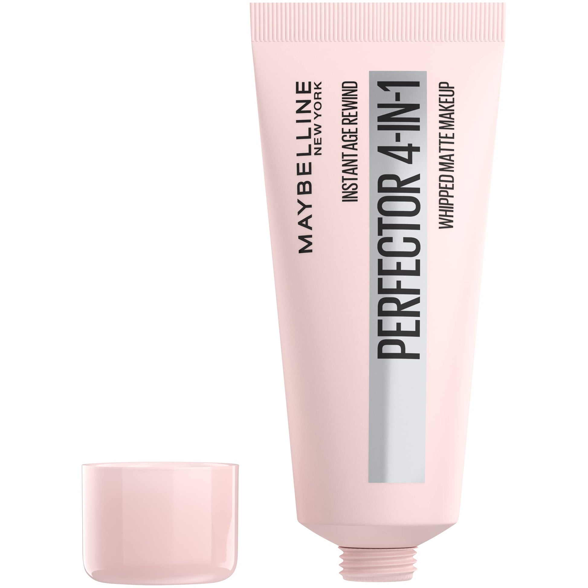Maybelline Instant Age Rewind Perfector Matte Makeup bottle” Flawless matte finish in one easy step.