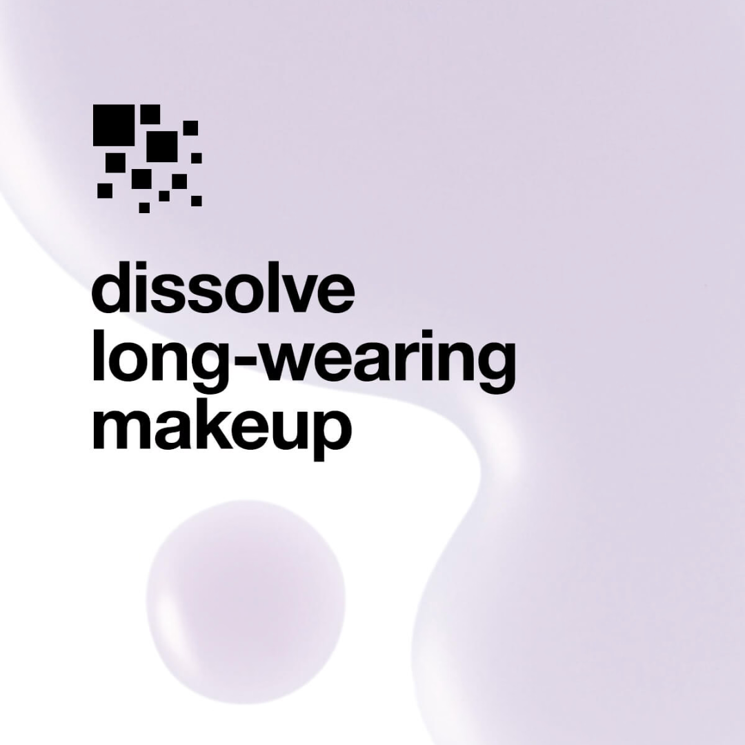 "Clinique makeup remover dissolves long-wearing waterproof makeup"