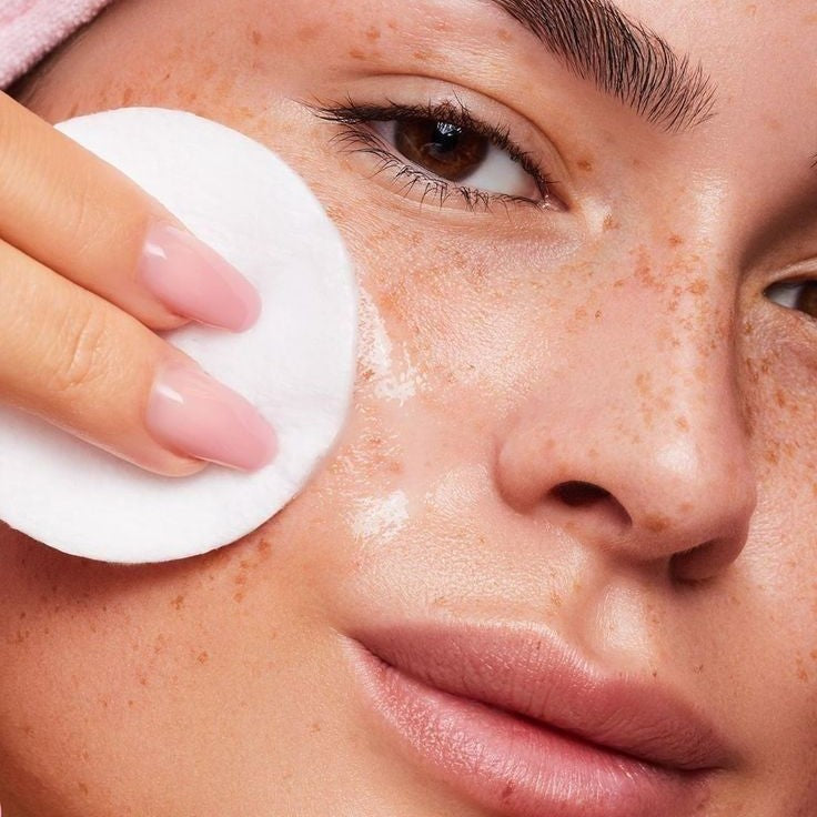 "Removing makeup with Clinique Take The Day Off for sensitive skin"