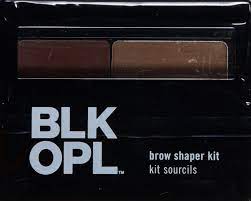 Black Opal brow kit swatches”