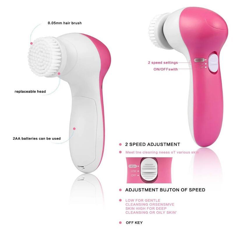 Soft bristles for effective yet gentle deep cleansing.